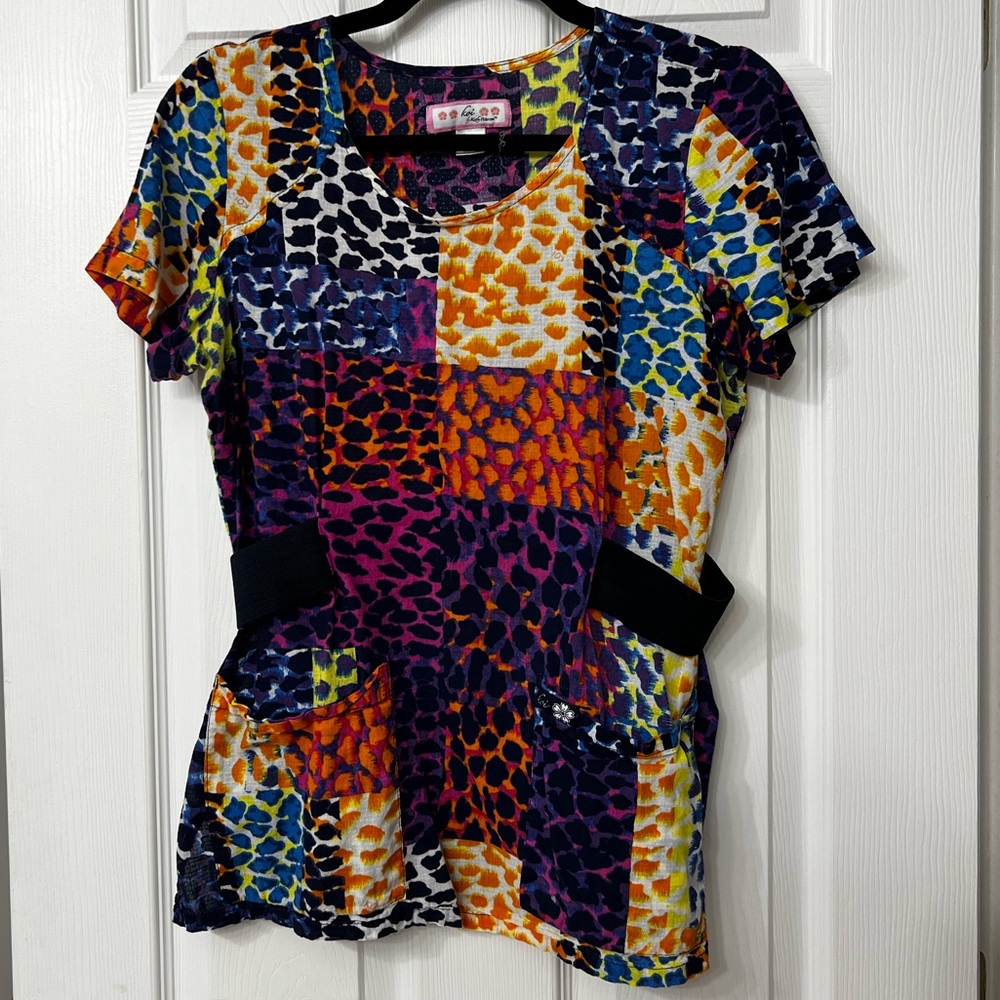 Koi Scrub Top